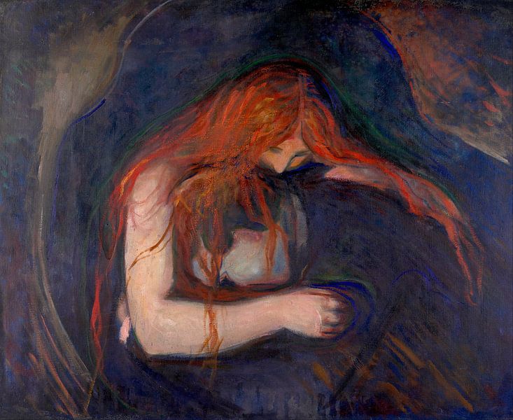 Le Vampire, Edvard Munch par Des maîtres magistraux
