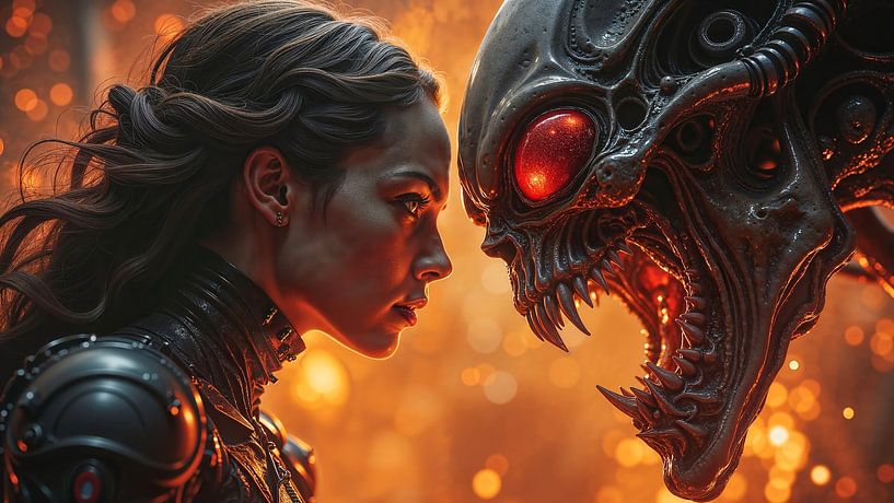 NEBIRYA: La Femme face à l’Alien par INFERAURUM