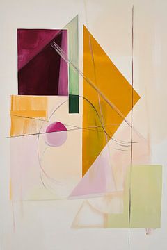 Colours of Silence - Abstract Composition by Poster Art Shop