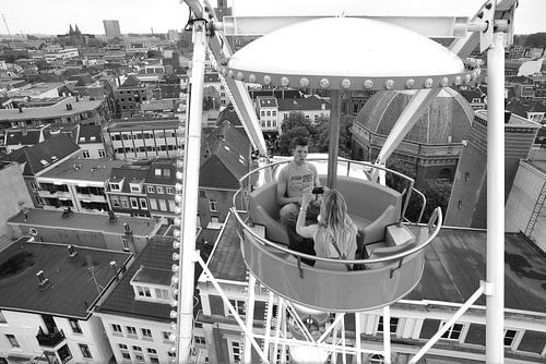 At the top of the Ferris wheel. by JRobert Photography