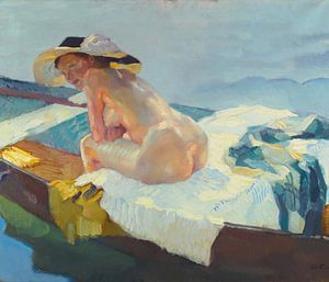 Leo Putz - Im Kahn (The Rowboat)