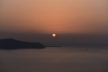 Sunset in Santorini