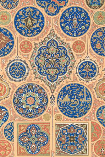 Albert Racinet's L'Ornement Polychrome, zonder witrand