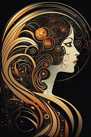 Women's portrait by Bert Nijholt