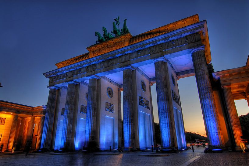 Brandenburg Gate in light and shadow by Alexander Baumann