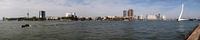 Panorama foto van rotterdam van Maurice de vries thumbnail