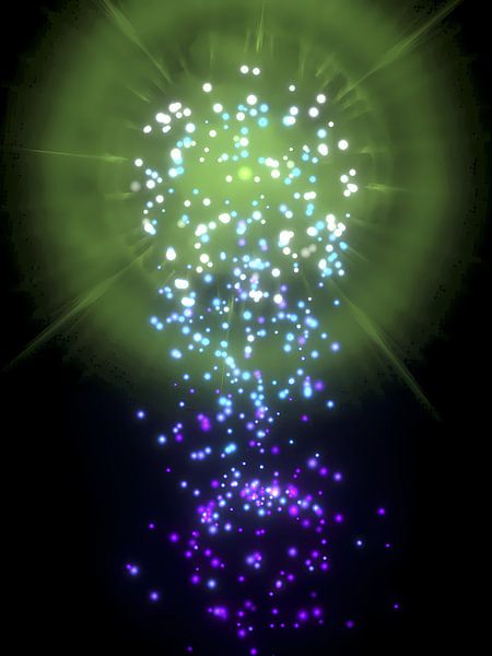 Lichtregen von J D - Digital Art