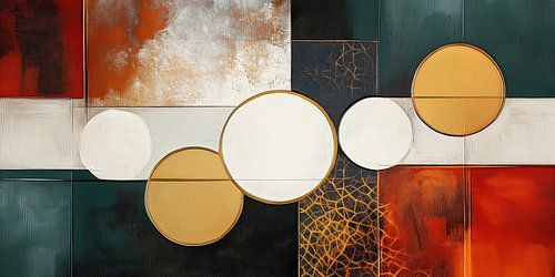 Abstrakt in Erdtönen