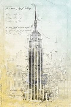 Empire State Building, New York van Theodor Decker