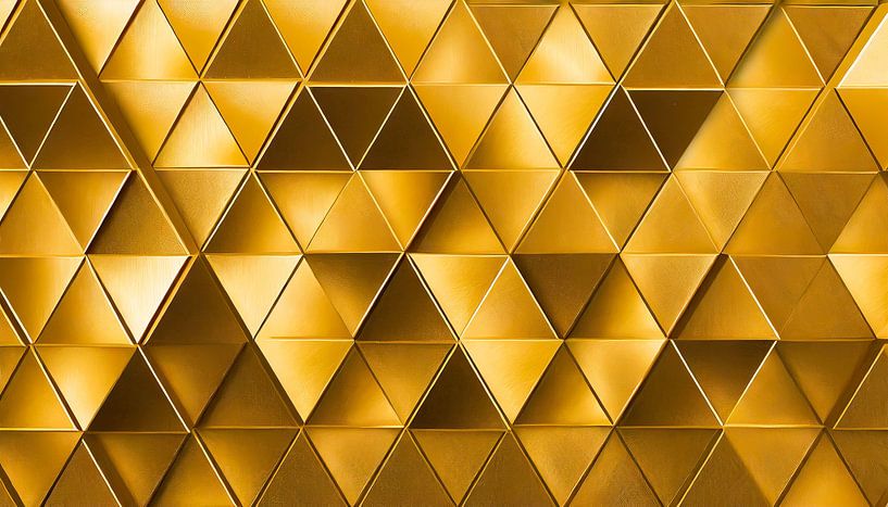 Gold with shape and pattern by Mustafa Kurnaz