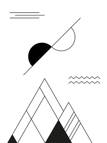 Abstract, Geometric Landscape