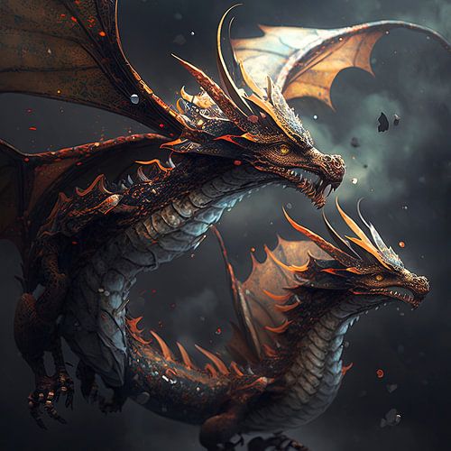 Two dragons