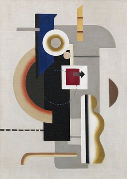 Willi Baumeister - Maschine grau mit Pfeil II (1926.) von Peter Balan
