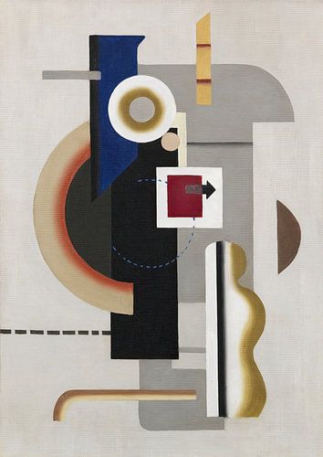 Willi Baumeister - Machine grey with arrow II (1926.)