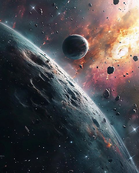 Blick ins Universum von fernlichtsicht