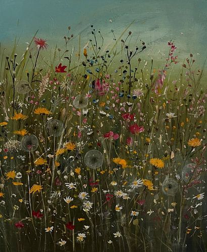 La prairie en fleurs sur Magdalena Kielb