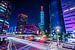 Taipei Lighttrails van Michel van Rossum