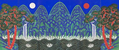 De zon, de maan en vijf pieken