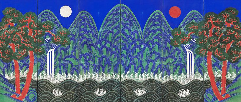 The Sun, Moon, and Five Peaks by Masterful Masters