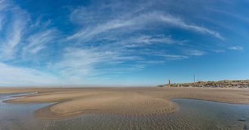 Eierland-Leuchtturm Texel neue Dünen von Texel360Fotografie Richard Heerschap
