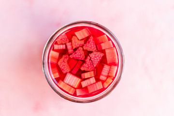 Hot pink rhubarb by Emma van der Deijl