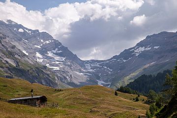 Gletsjer in de Zwitserse Alpen