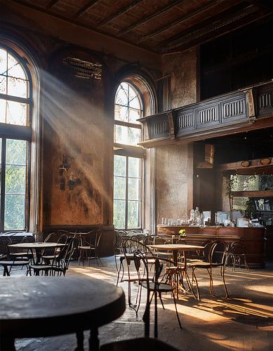 Lost Places koffiebar met twee verdiepingen