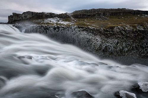 Dettifoss in IJsland, de meest krachtige waterval van West Europa