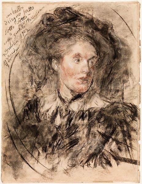 Antonio Mancini - Sarah Cecilia Harrison (1836-1941), artist by Peter Balan