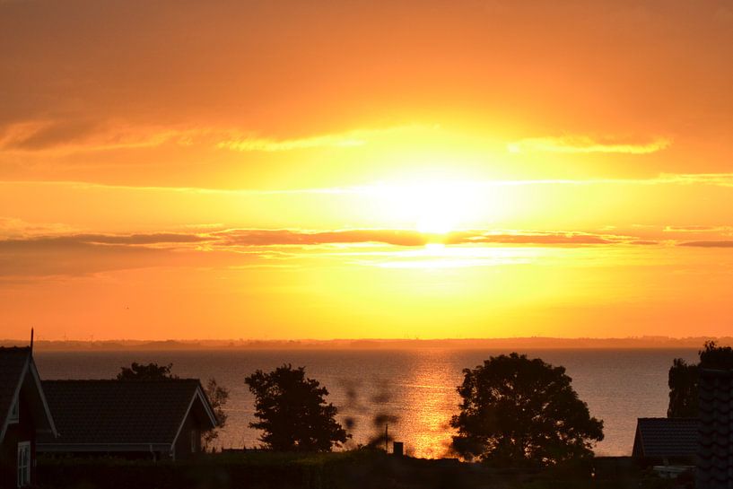 zonsopkomst in Gronningenhoved denemarken van tiny brok