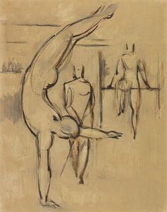 Willi Baumeister - Handstand (1924).