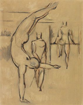 Willi Baumeister - Handstand (1924). sur Peter Balan