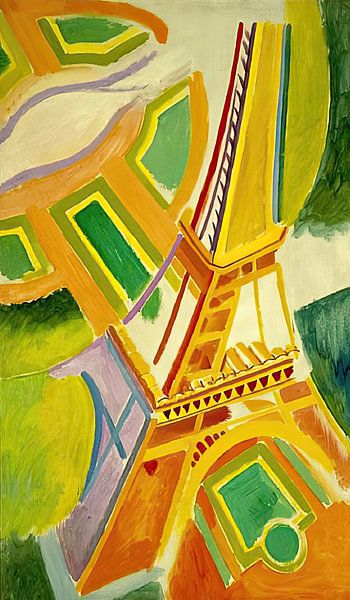 Eiffelturm (St. Louis) von Robert Delaunay by Peter Balan