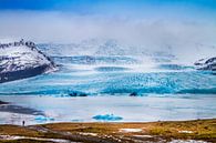 Fjallsarlon Lagune und Gletscher Vatnajökull von Melanie Viola Miniaturansicht