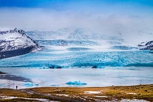 Fjallsarlon Lagune und Gletscher Vatnajökull