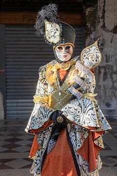 Carnaval op het San Marcoplein in Venetië