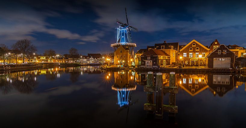 Kalter Winterabend in Haarlem von Remco Piet