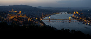 Panorama Budapest in Farbe