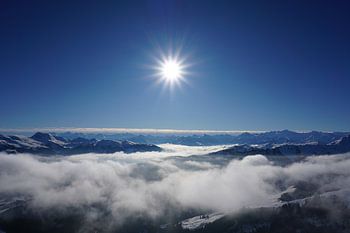 Vue des Kitzbüheler Alpen vers l'ouest (Tyrol, Autriche)