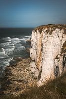 De kliffen van Étretat in Frankrijk