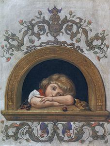 Ella am halbrunden Fenster, HANS THOMA, 1887