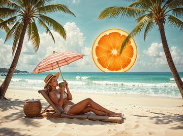 Zonneschijf – Tropische Dromen met een Vleugje Citrus