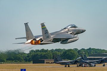 Take-off Bayou Militia McDonnell Douglas F-15C Eagle. by Jaap van den Berg