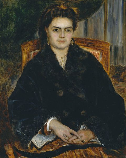 Madame Édouard Bernier (Marie-Octavie-Stéphanie Laurens, 1838-1920), Auguste Renoir van Meesterlijcke Meesters