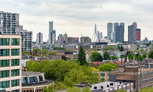 Ligne d'horizon de Rotterdam, Pays-Bas.
