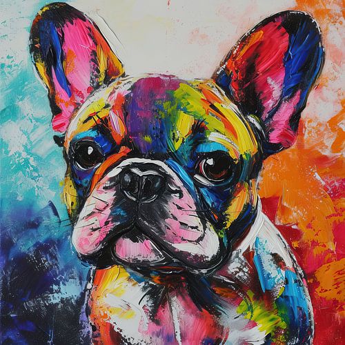Bulldog artwork | Expressive Bulldog Art