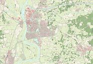 Karte von Zutphen von Rebel Ontwerp Miniaturansicht