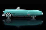 Cadillac Deville 1948 Zijaanzicht van Jan Keteleer thumbnail