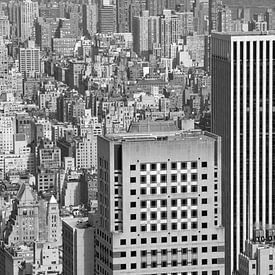 Uitzicht over New York, Manhattan. van RIGARDI Photography