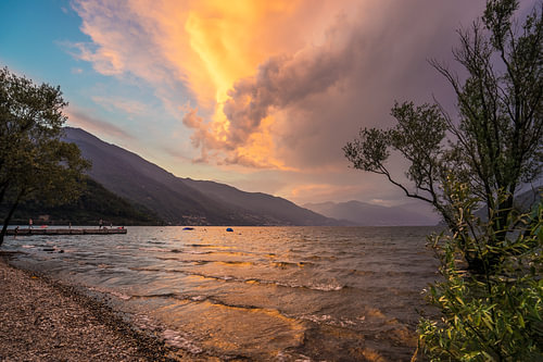 Stimmungsvoller Abend in Cannobio am Lago Maggiore